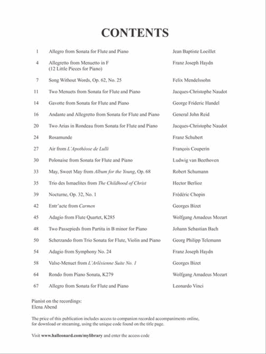 Solos for the Flute Player Flute Solo scores gallery preview page 7