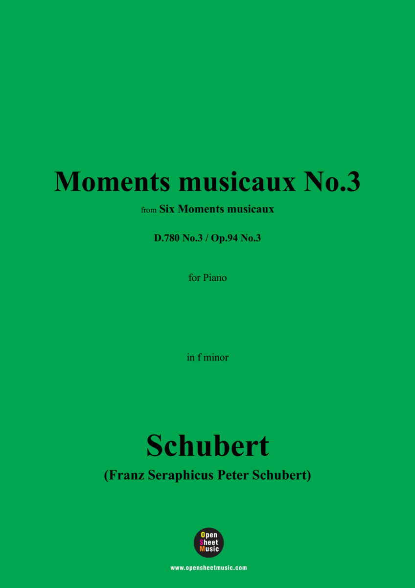 Schubert-Moments musicaux No.3 image number null