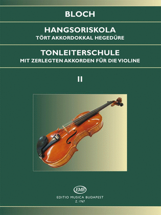 Book cover for Tonleiterschule II op. 5 mit zerlegten Akkorden. V