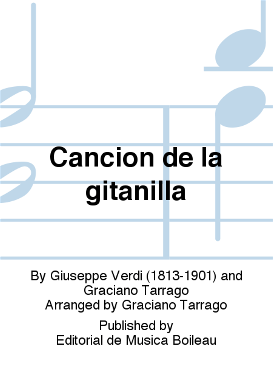 Cancion de la gitanilla Cancion de la gitanilla Guitar scores gallery preview page 1