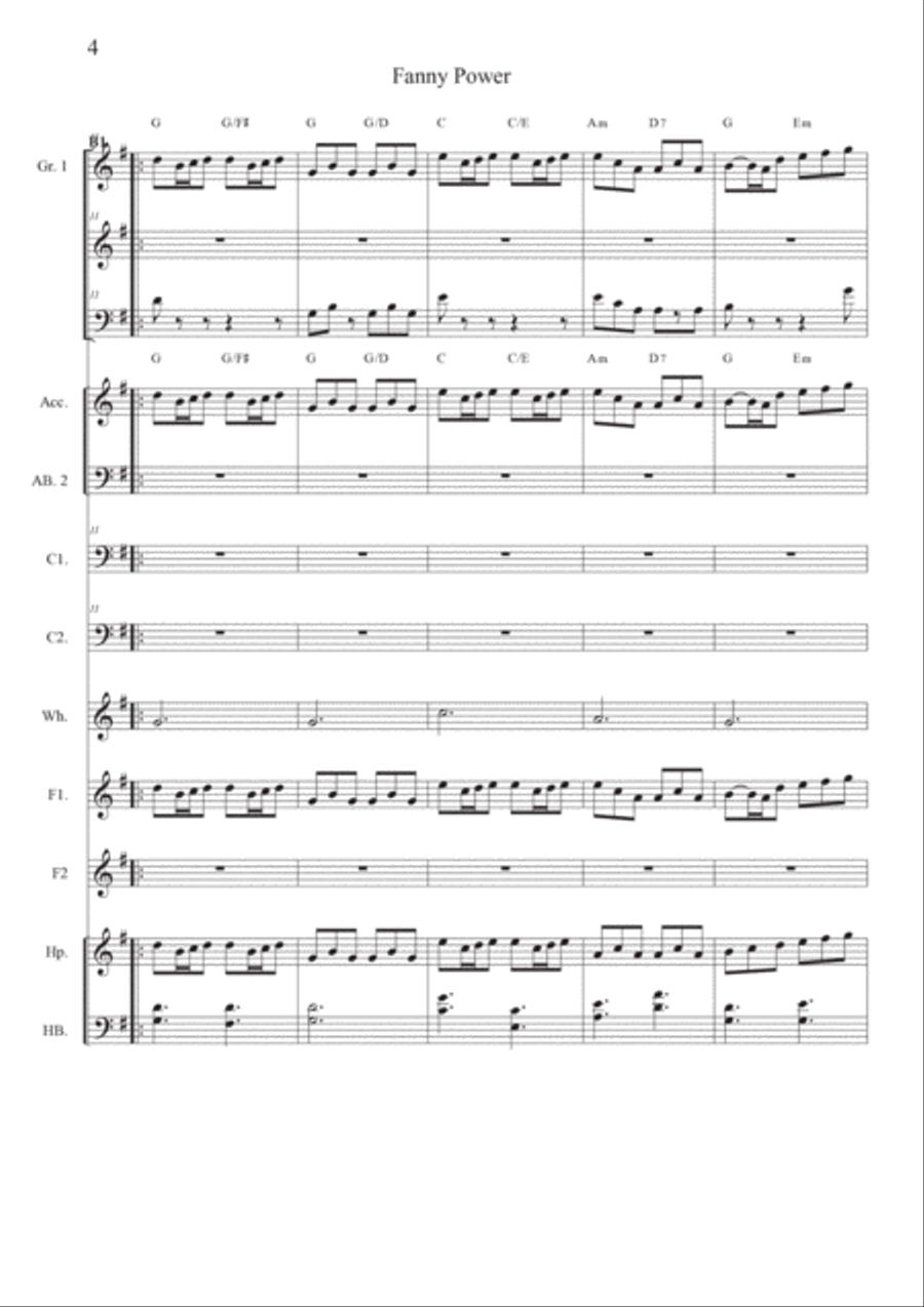 Fanny Power Small Ensemble scores gallery preview page 4