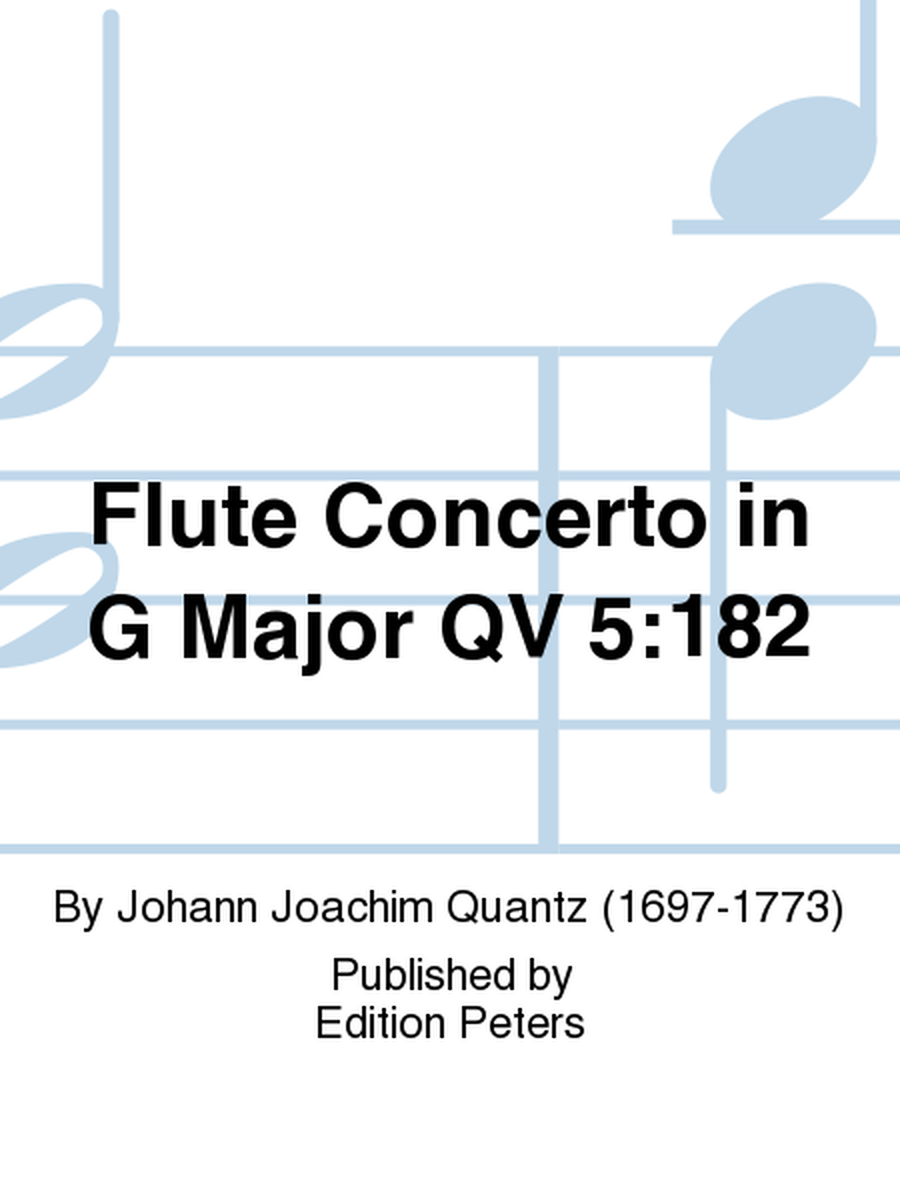 Flute Concerto in G Major QV 5:182