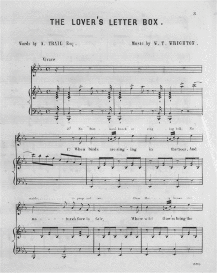 The Lover's Letter Box Voice scores gallery preview page 2