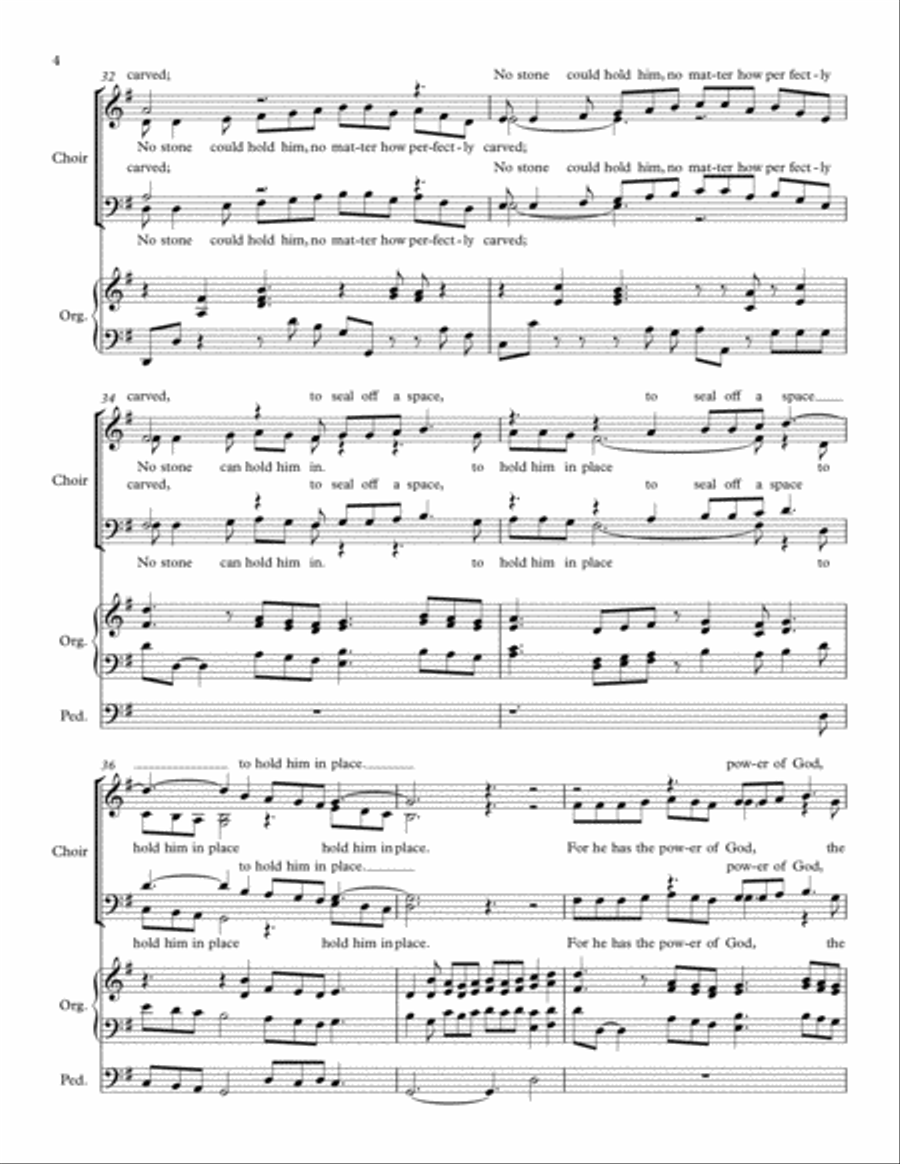 No Grave No Grave 4-Part scores gallery preview page 4