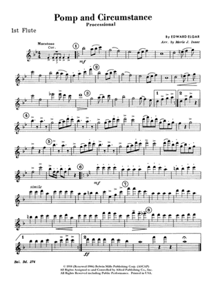 Book cover for Pomp and Circumstance, Op. 39, No. 1 (Processional): Flute