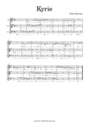 Kyrie (for Alto, Tenor and Bass)