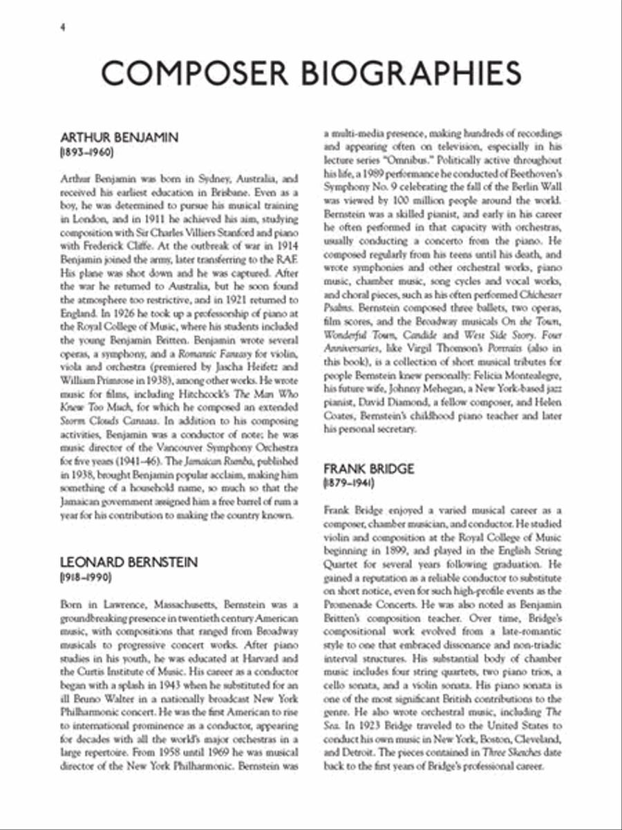 Piano Music by British and American Composers Piano Solo scores gallery preview page 4