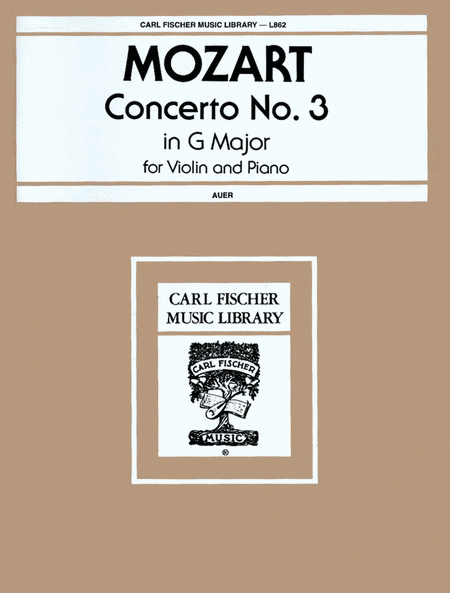 Concerto No. 3 In G Major
