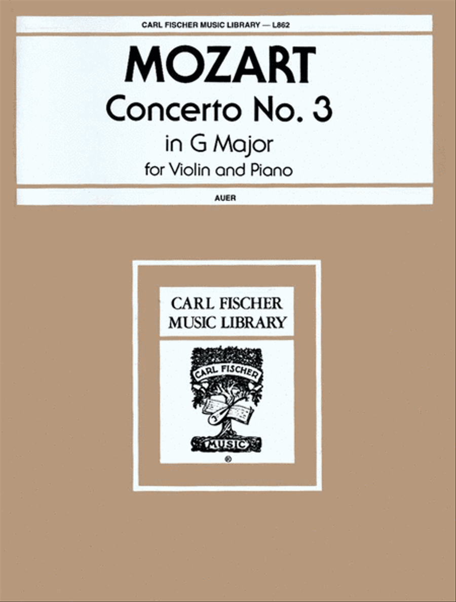 Concerto No. 3 in G Major