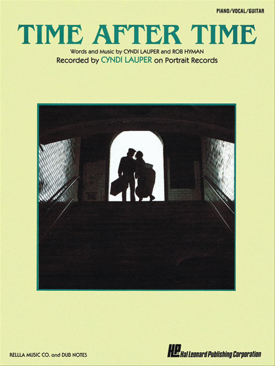 Time After Time Piano, Vocal, Guitar scores gallery preview page 1