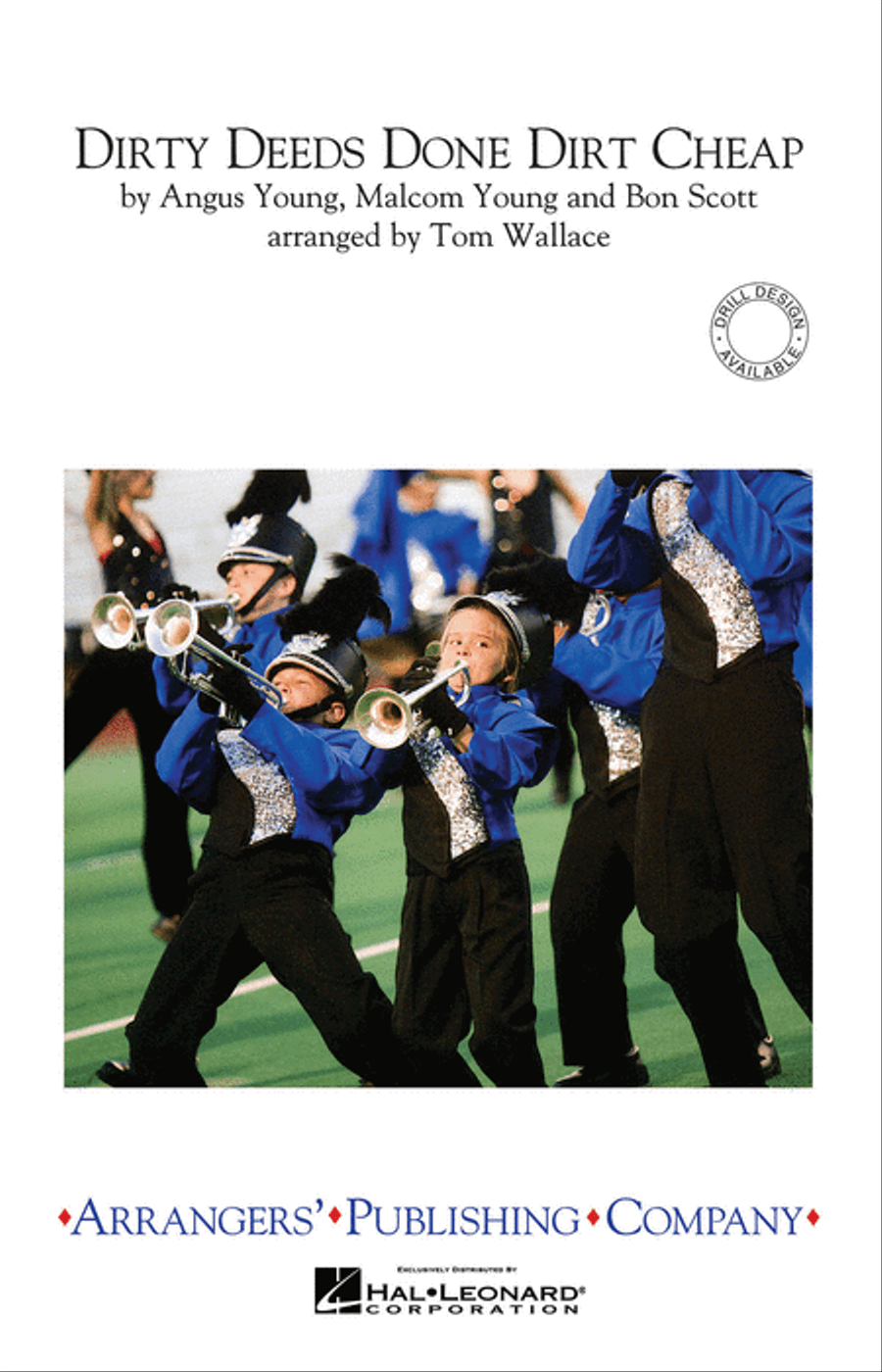 Dirty Deeds Done Dirt Cheap Marching Band scores gallery preview page 1