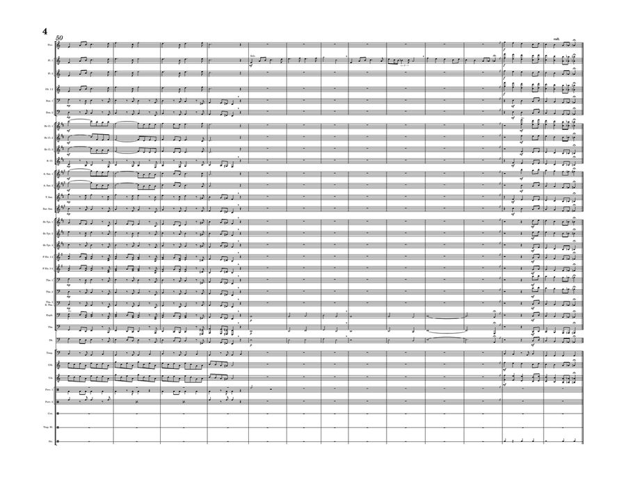 Whistling Woods Concert Band scores gallery preview page 5