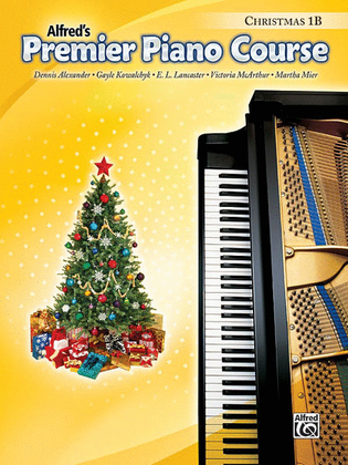 Book cover for Premier Piano Course Christmas, Book 1B