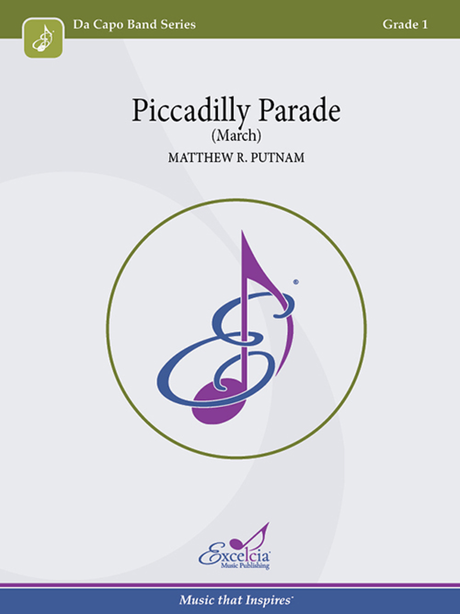Picadilly Parade Concert Band scores gallery preview page 1