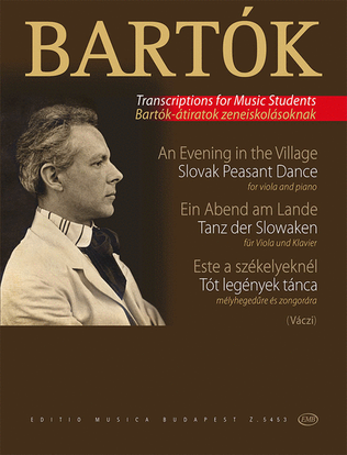 Book cover for An Evening In The Village/Slovak Peasant's Dance