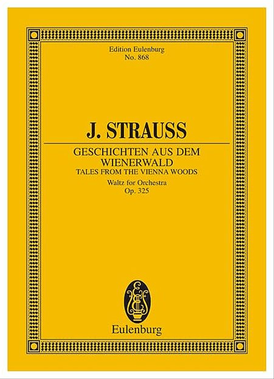 Tales from the Vienna Woods, Op.325 Orchestra scores gallery preview page 1
