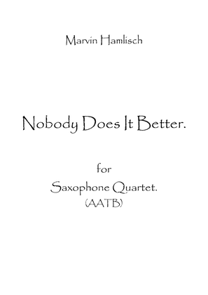 Book cover for Nobody Does It Better