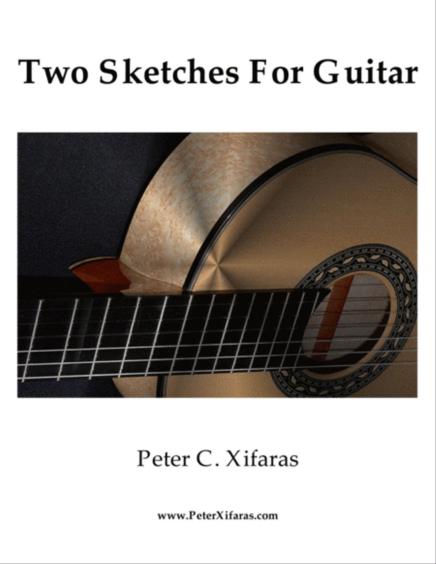 Two Sketches For Guitar Classical Guitar scores gallery preview page 1