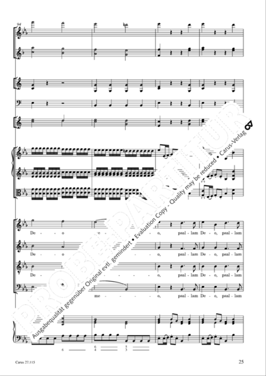 Exaudi, Domine 4-Part scores gallery preview page 26