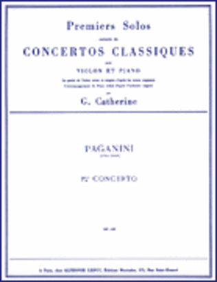 Book cover for Premier Solo Extrait - Concerto No. 1