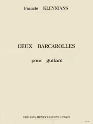 Book cover for Barcarolles (2)