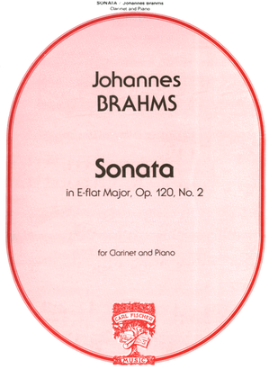 Book cover for Sonata in E-Flat Major, Op. 120, No. 2