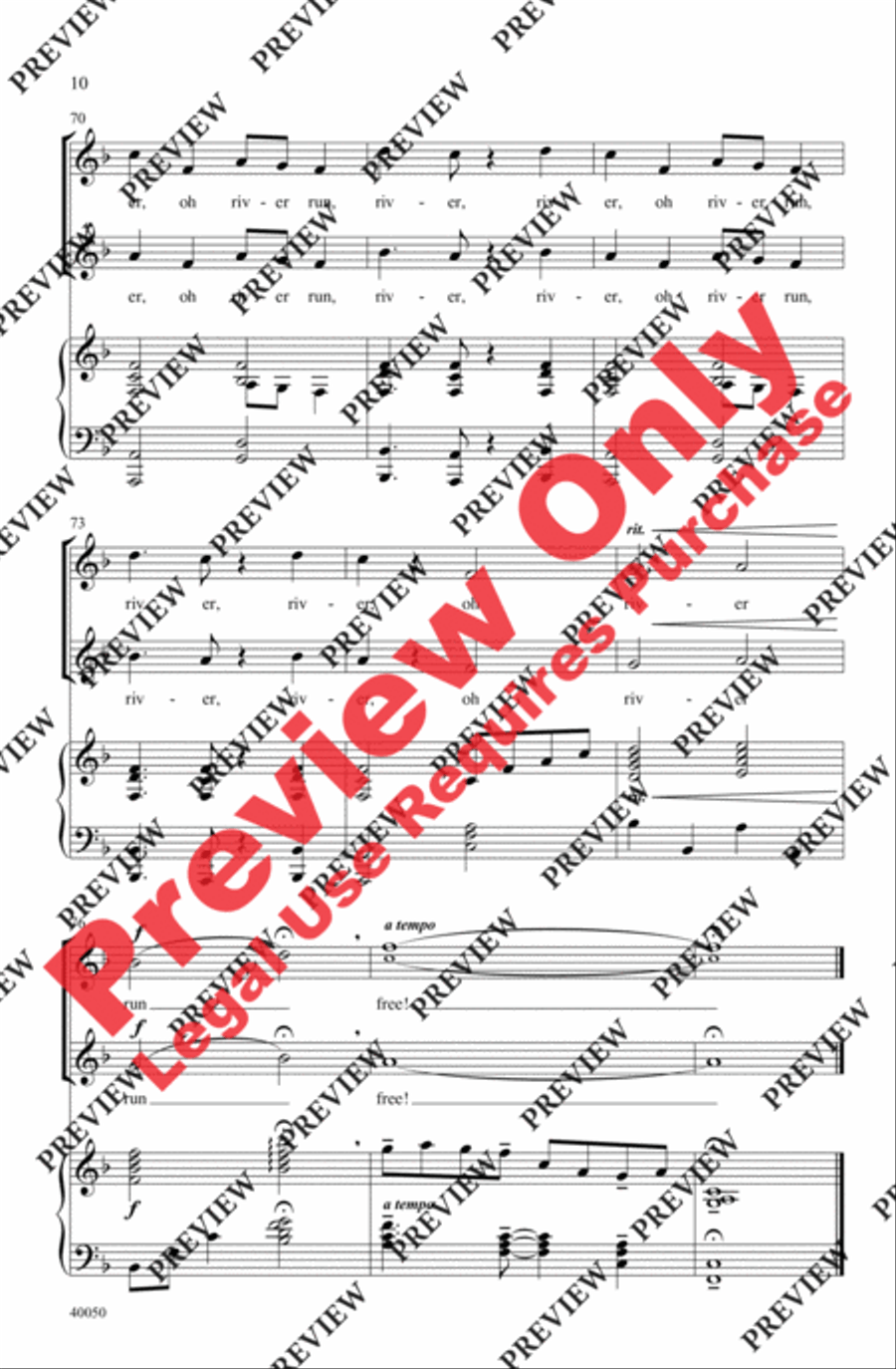 River Run Free 2-Part scores gallery preview page 10