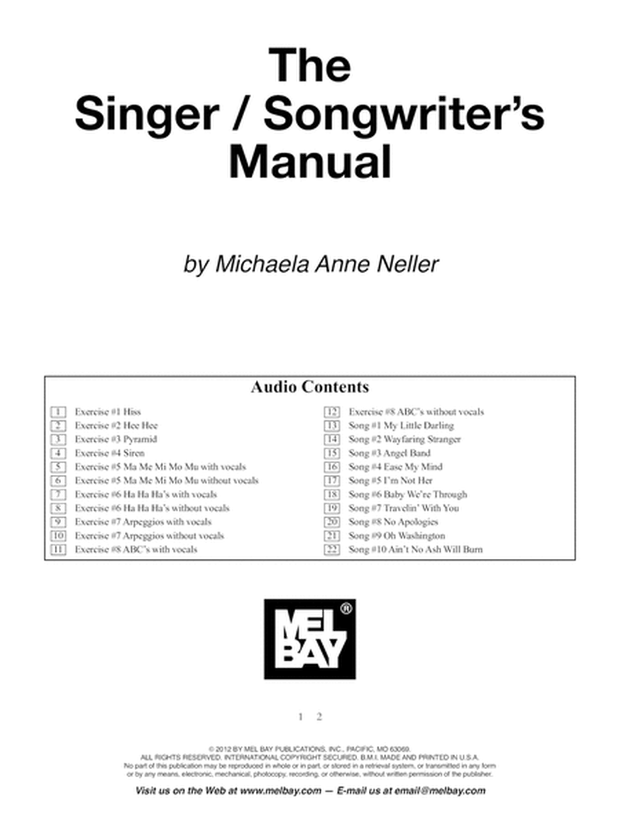 The Singer/Songwriter's Manual image number null