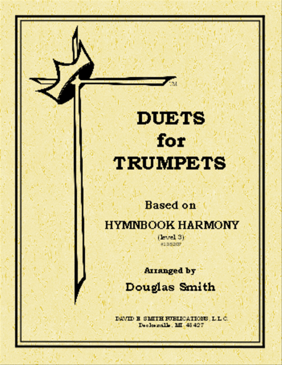 Duets For Trumpets- Based on Hymnbook Harmony Brass Duet scores gallery preview page 1