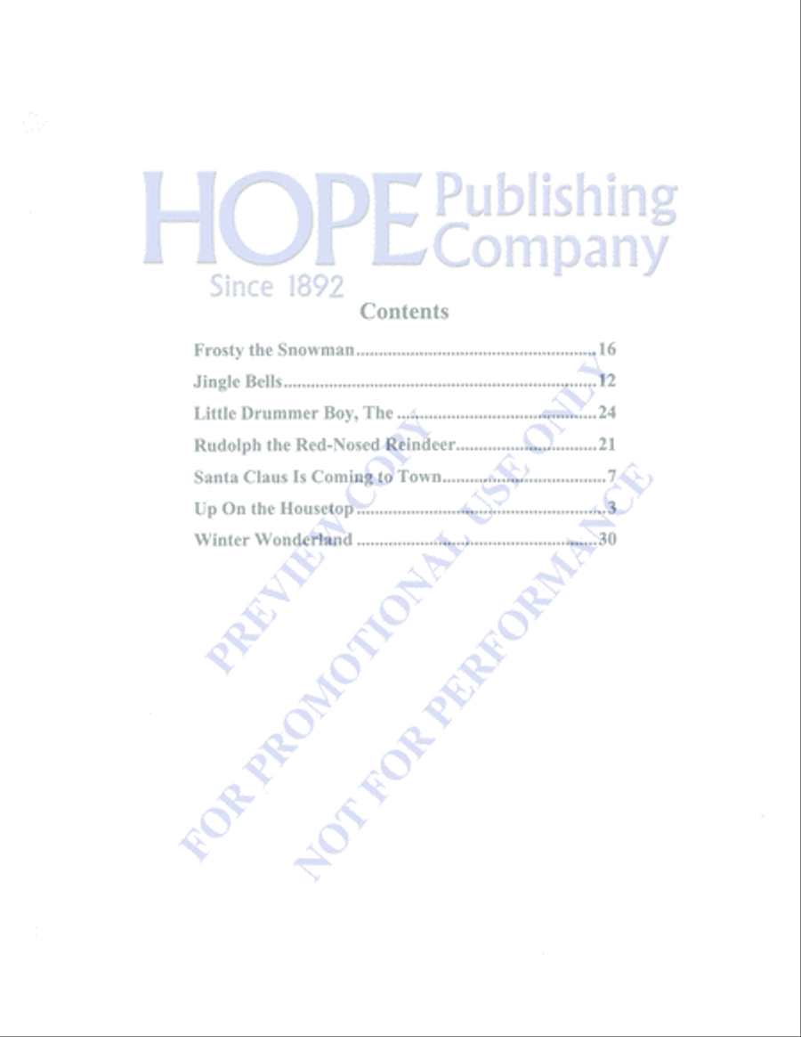 Holiday Favorites for Handbells 5-Octaves scores gallery preview page 3