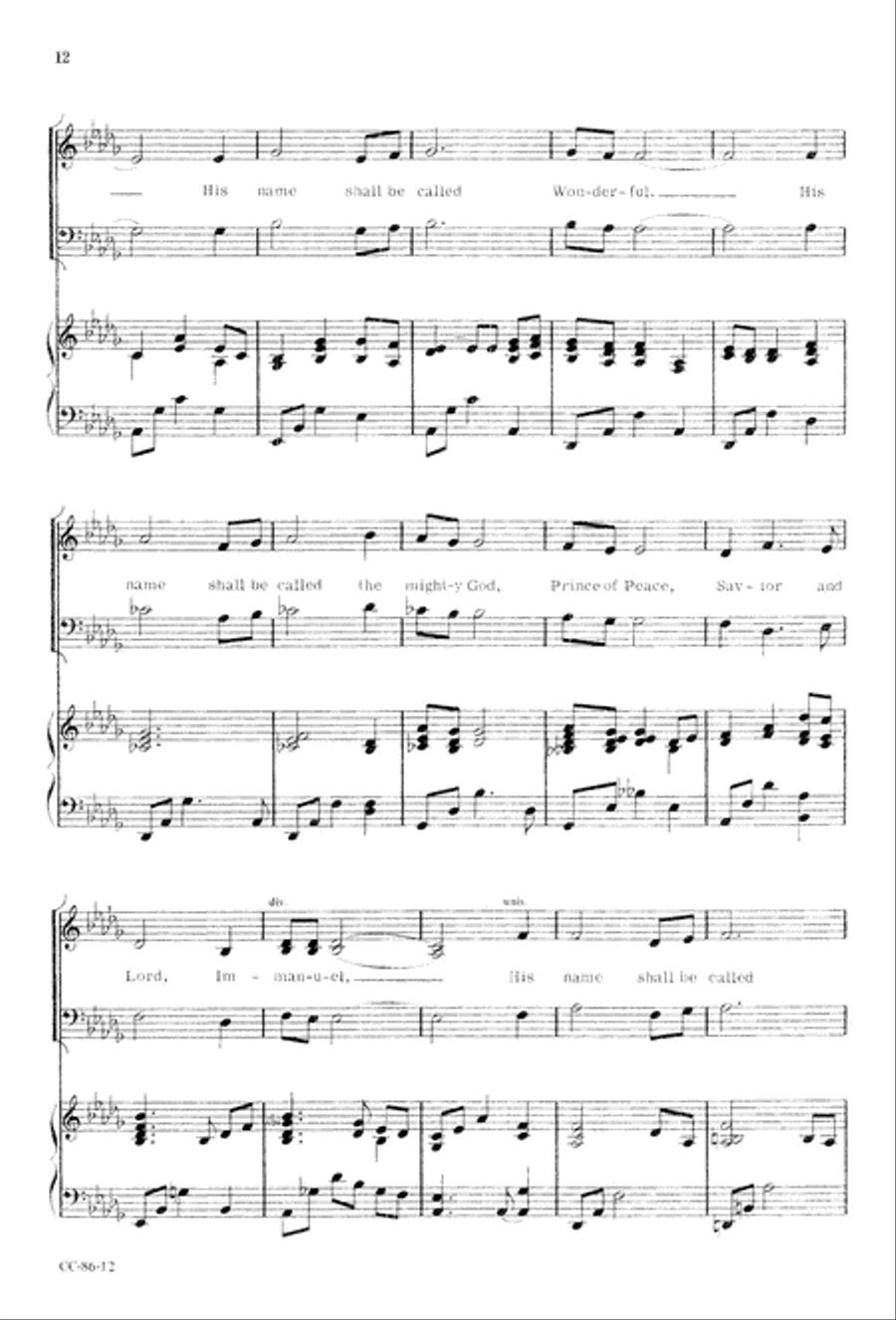 Angels' Song Angels' Song 4-Part scores gallery preview page 14