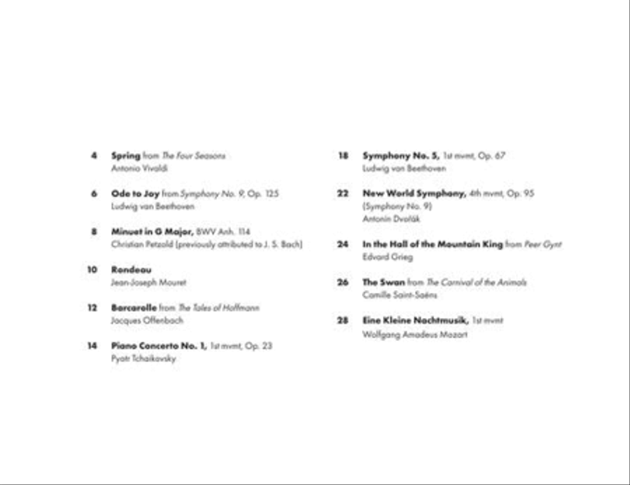 First Classical Duets Easy Piano scores gallery preview page 4