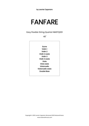 Fanfare (Flexible string quartet)