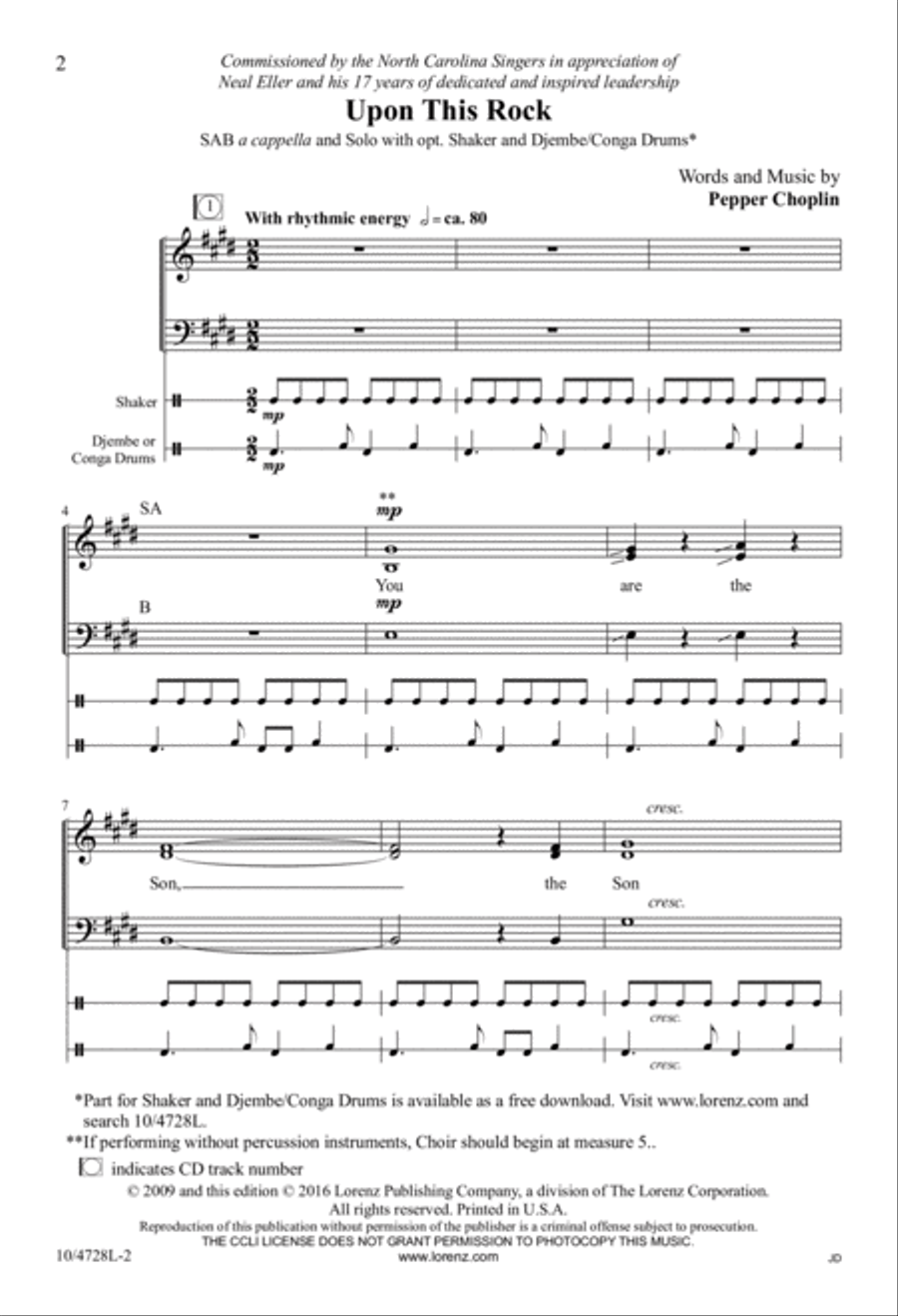 Upon This Rock Upon This Rock 3-Part scores gallery preview page 2