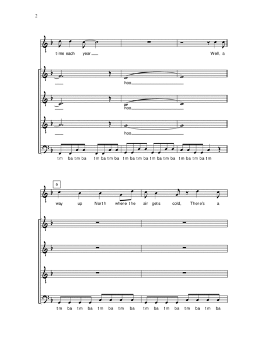 Little St. Nick Little St. Nick 4-Part scores gallery preview page 2