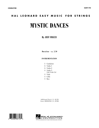 Book cover for Mystic Dances - Full Score
