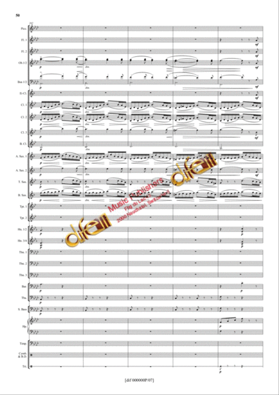 La Moldau Concert Band scores gallery preview page 49
