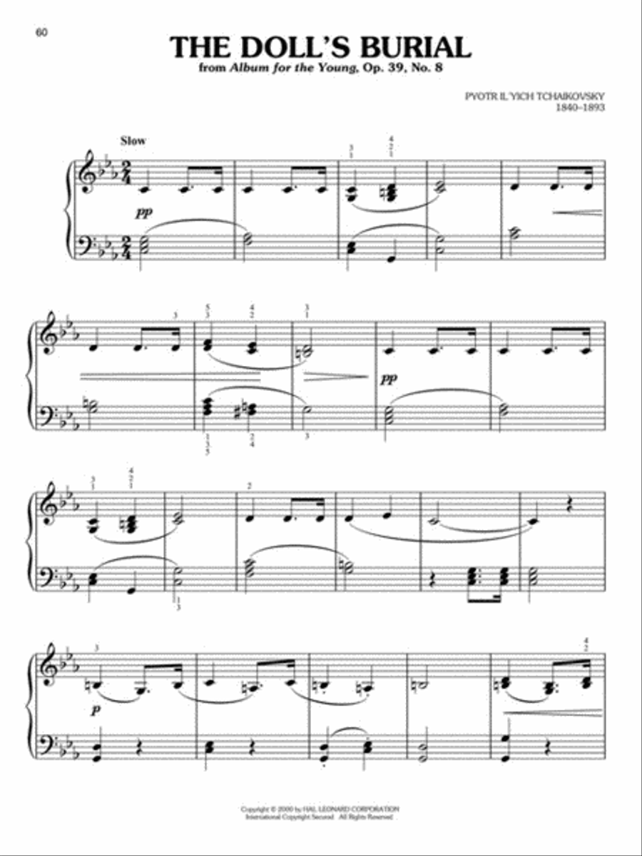 Simple Classical Piano Pieces Easy Piano scores gallery preview page 9