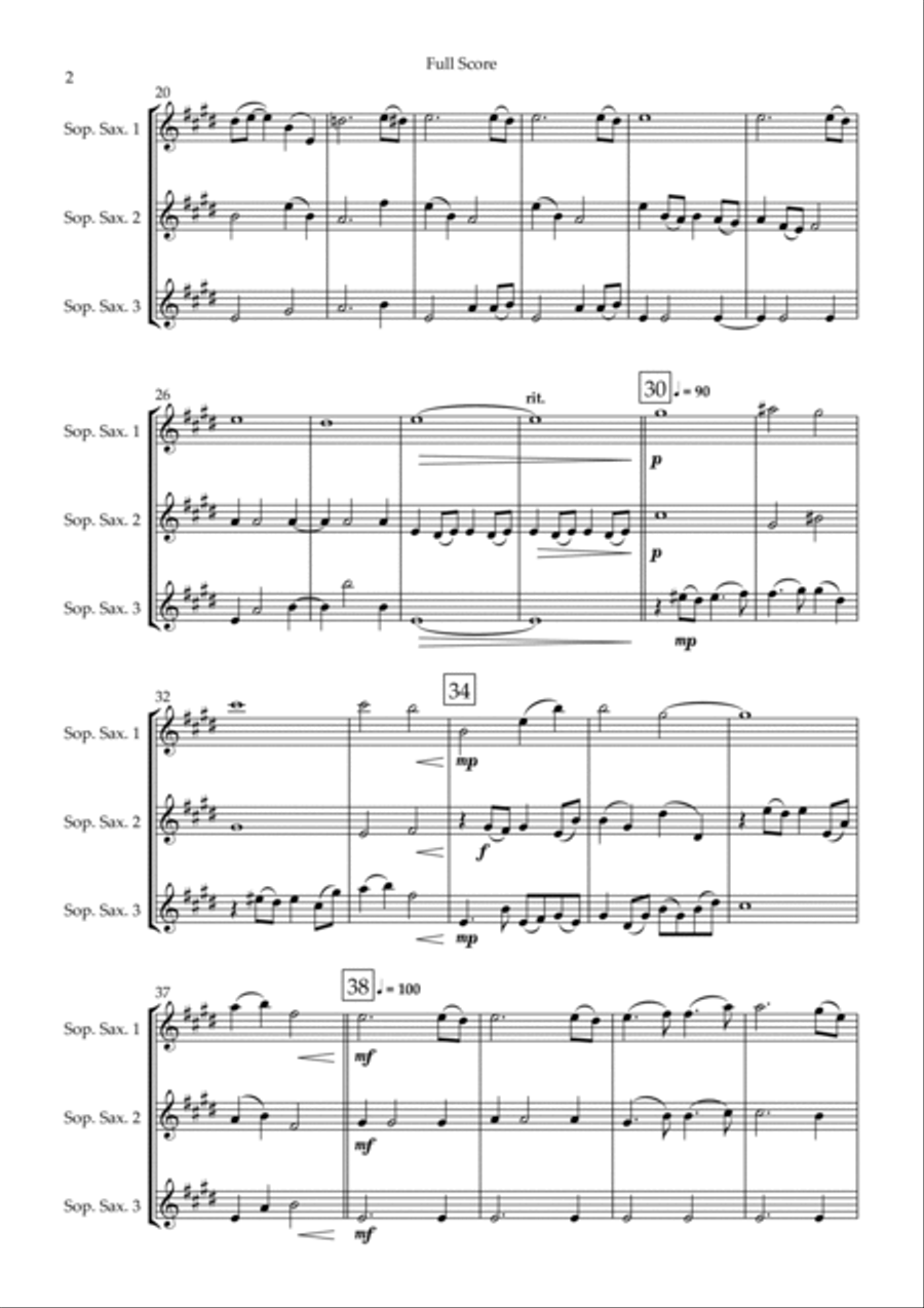 Jurassic Park Iii Woodwind Trio scores gallery preview page 2