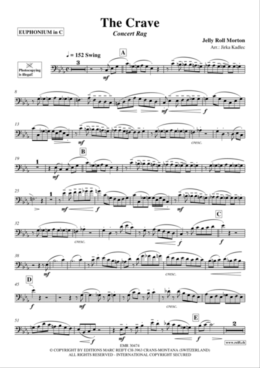 The Crave Euphonium scores gallery preview page 4