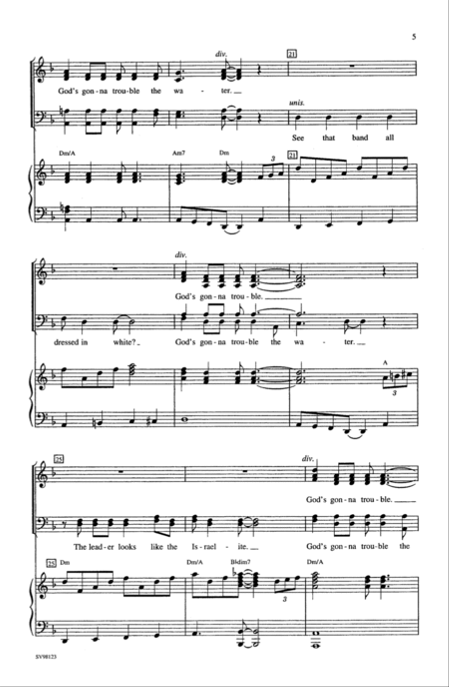 Wade in the Water 4-Part scores gallery preview page 14