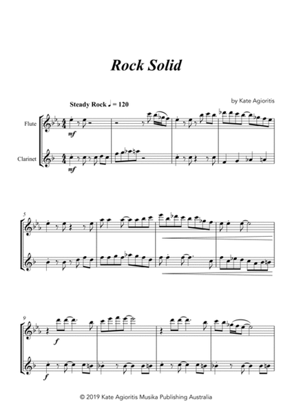 Rock Solid - Flute/Clarinet Duet image number null