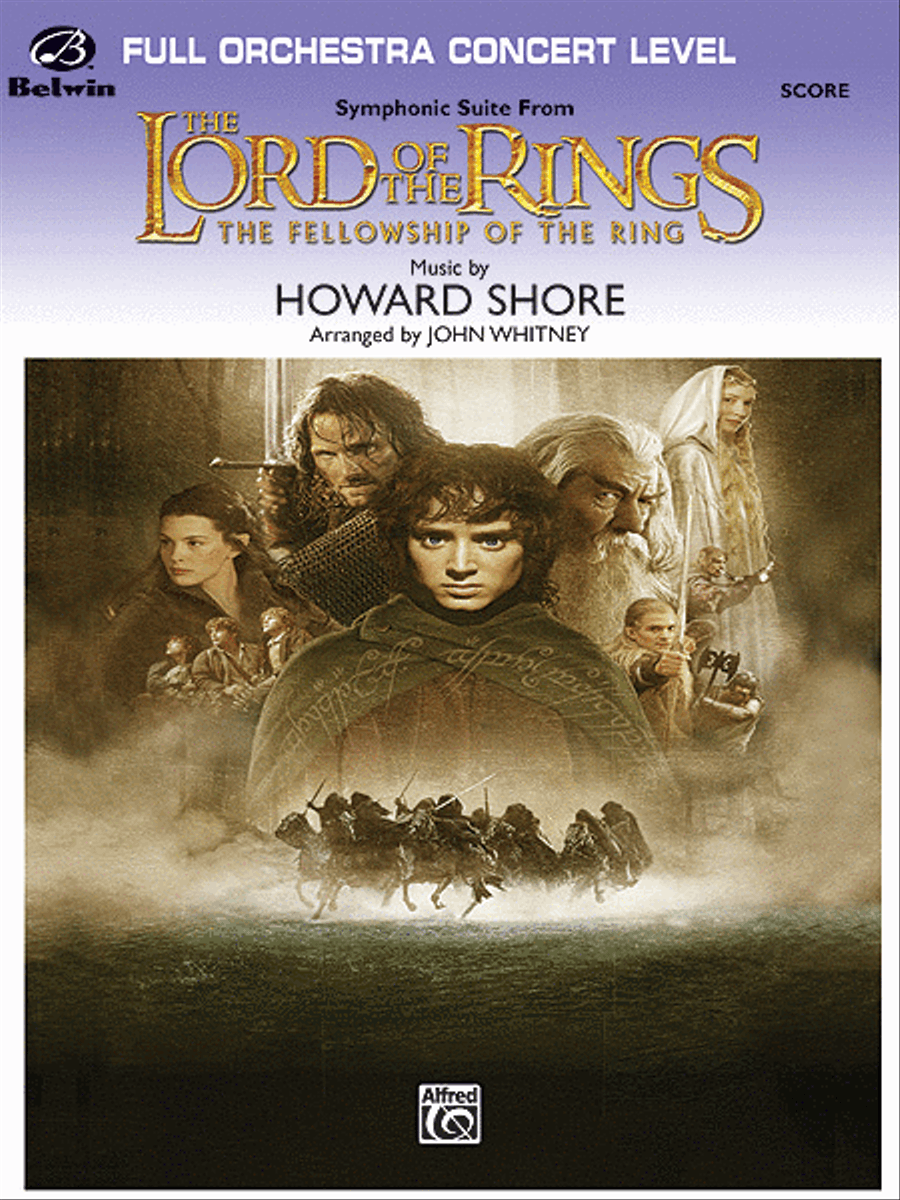 Symphonic Suite from The Lord of the Rings (The Fellowship of the Ring) - Conductor Full Orchestra scores gallery preview page 1