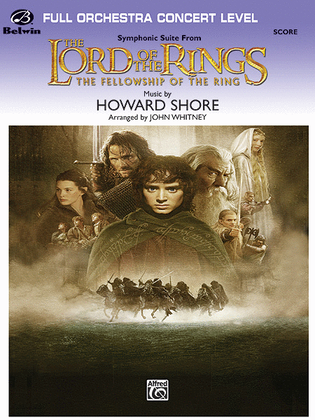 Book cover for Symphonic Suite from The Lord of the Rings (The Fellowship of the Ring) - Conductor