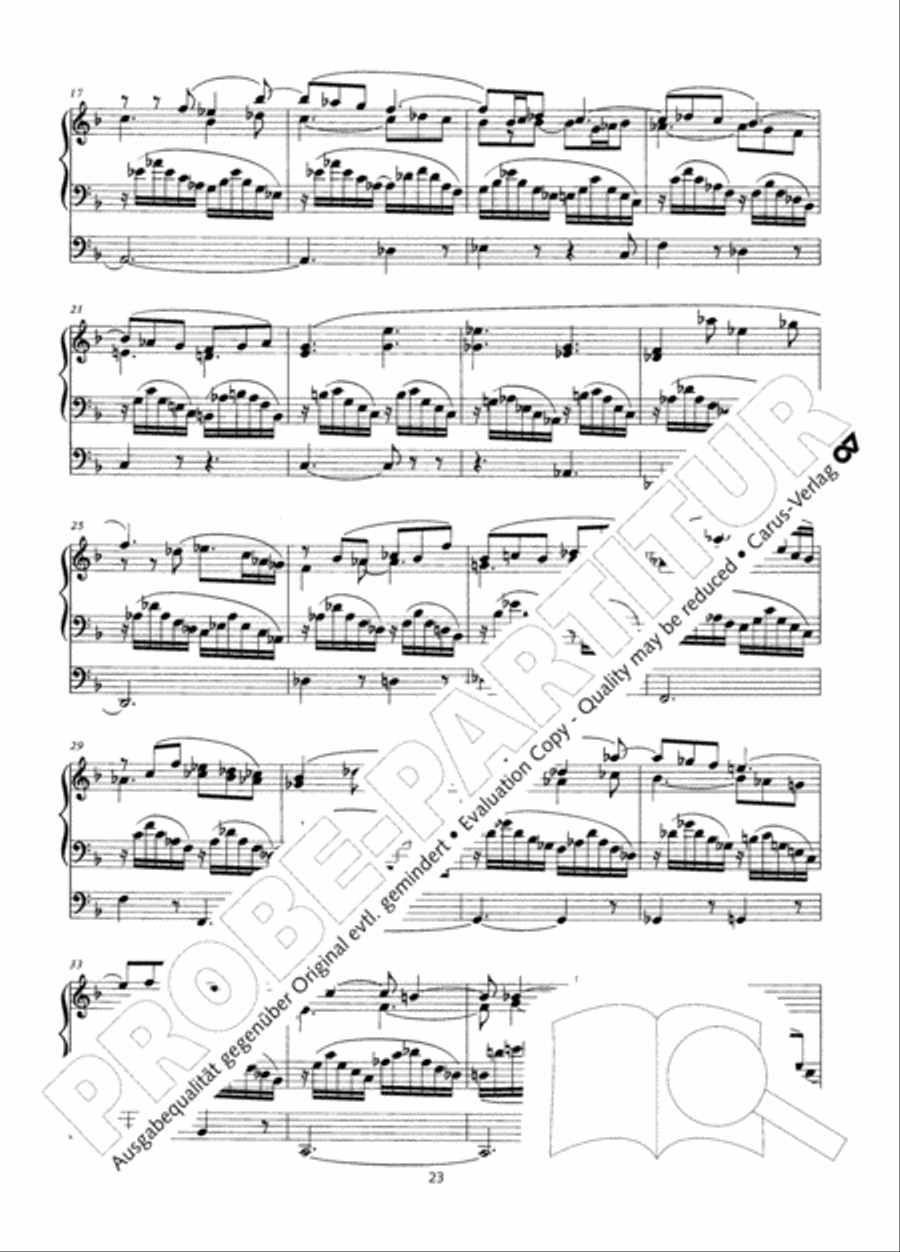 Zwolf Charakterstucke op. 156 Organ Solo scores gallery preview page 24