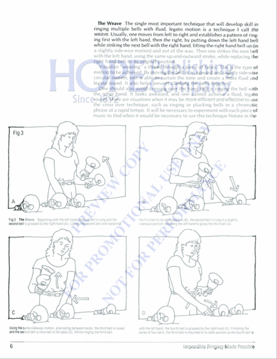 Impossible Ringing Made Possible Handbell Choir scores gallery preview page 8