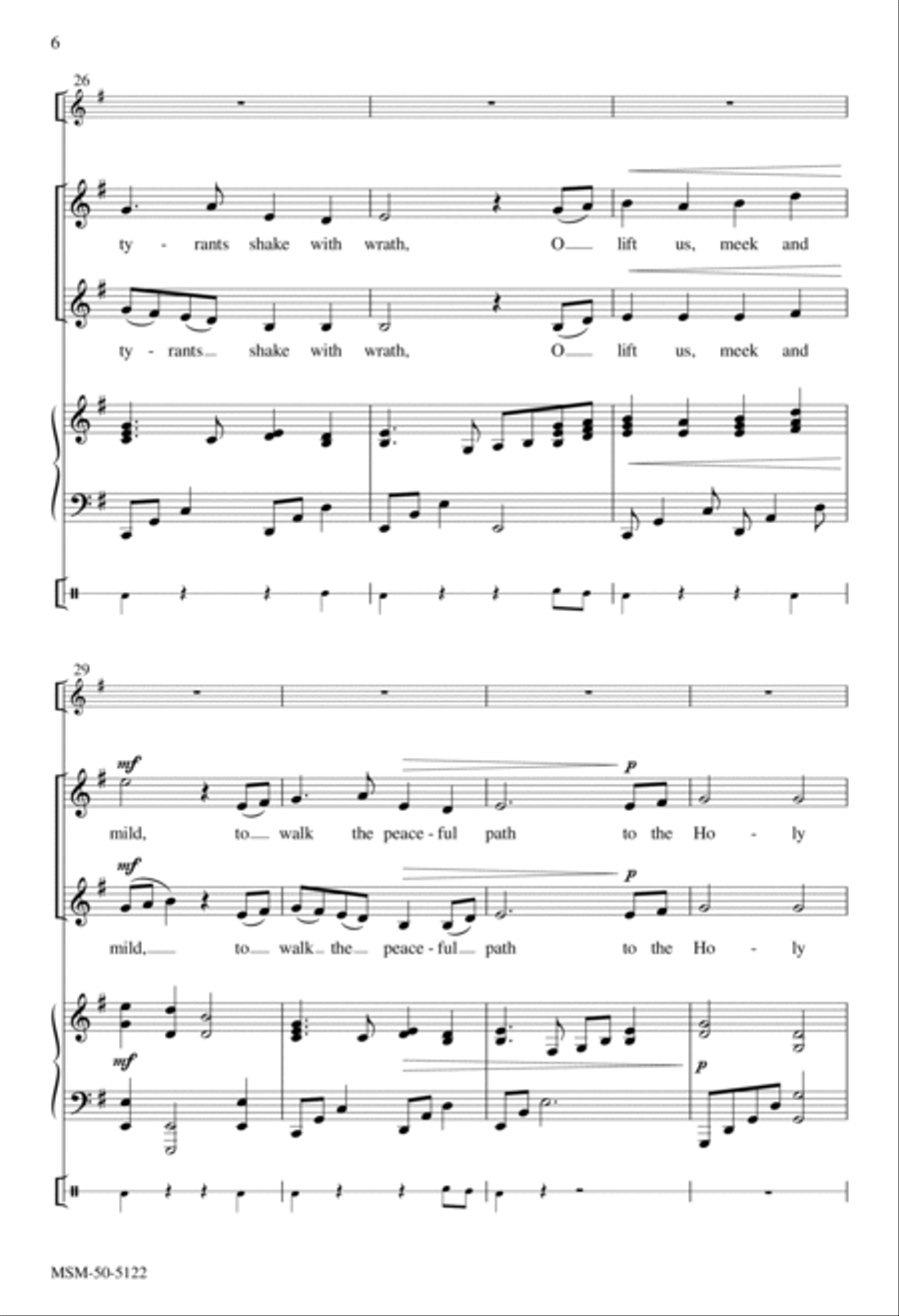 My Heart Shall Sing 4-Part scores gallery preview page 5