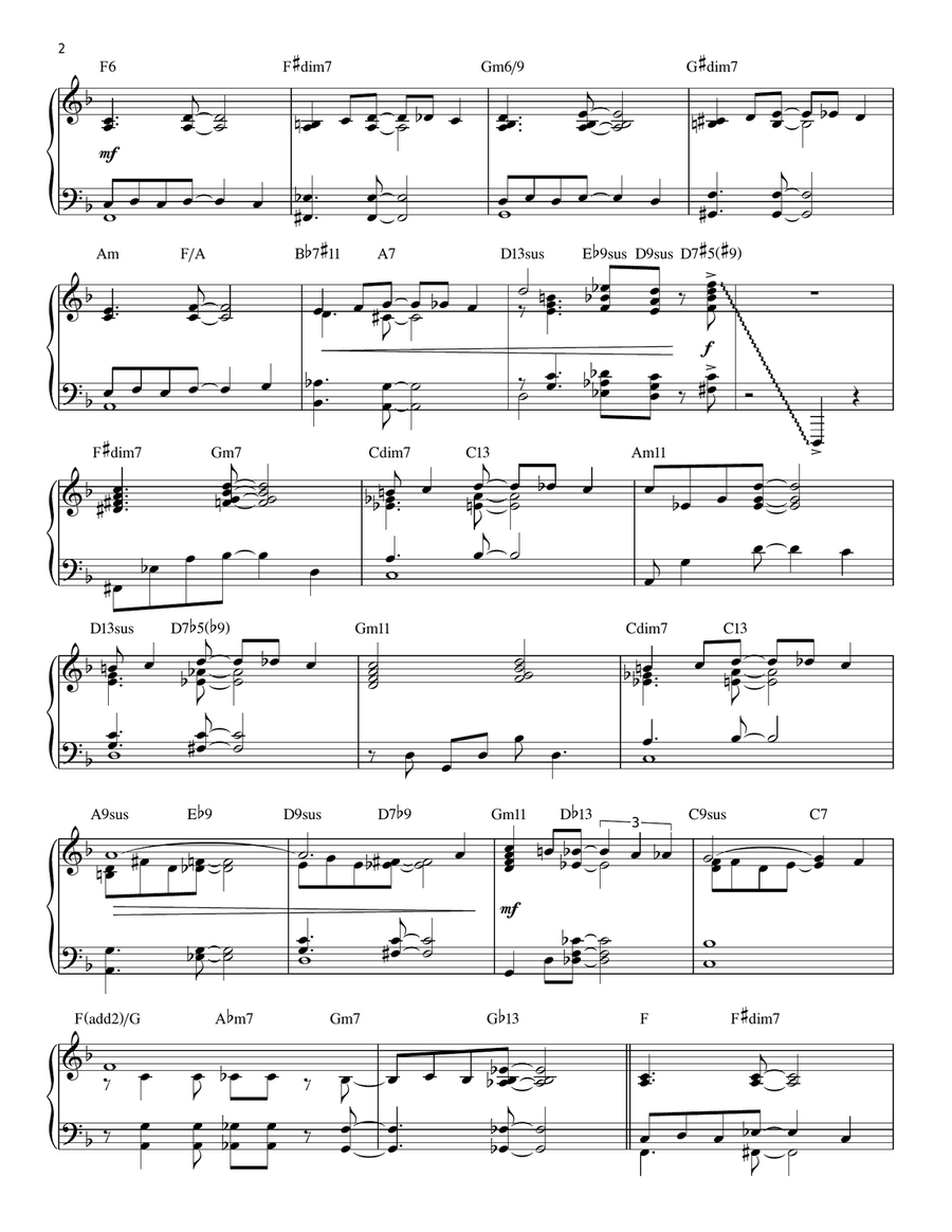 Call Me Irresponsible [Jazz version] (arr. Brent Edstrom) Piano Solo scores gallery preview page 2