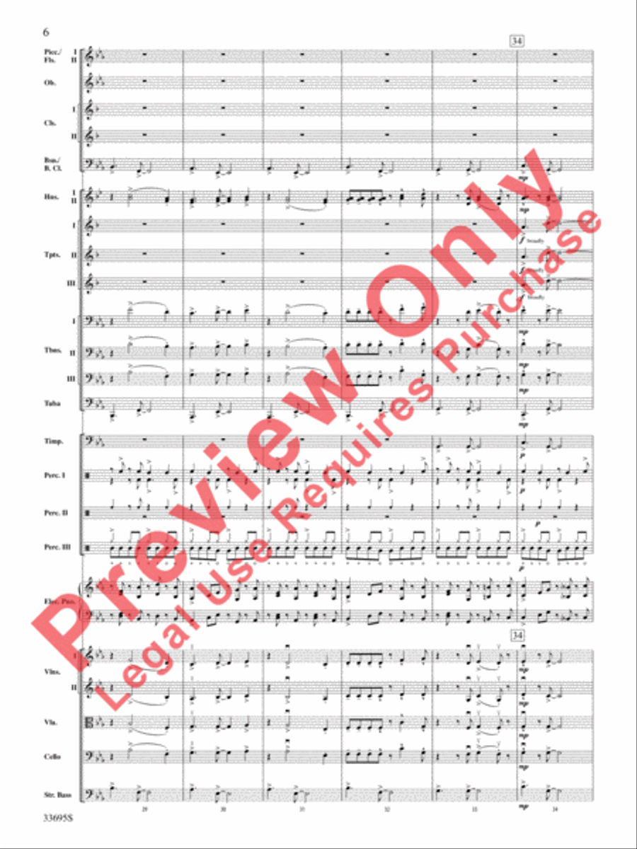 Danzas Cubanas Danzas Cubanas Full Orchestra scores gallery preview page 7
