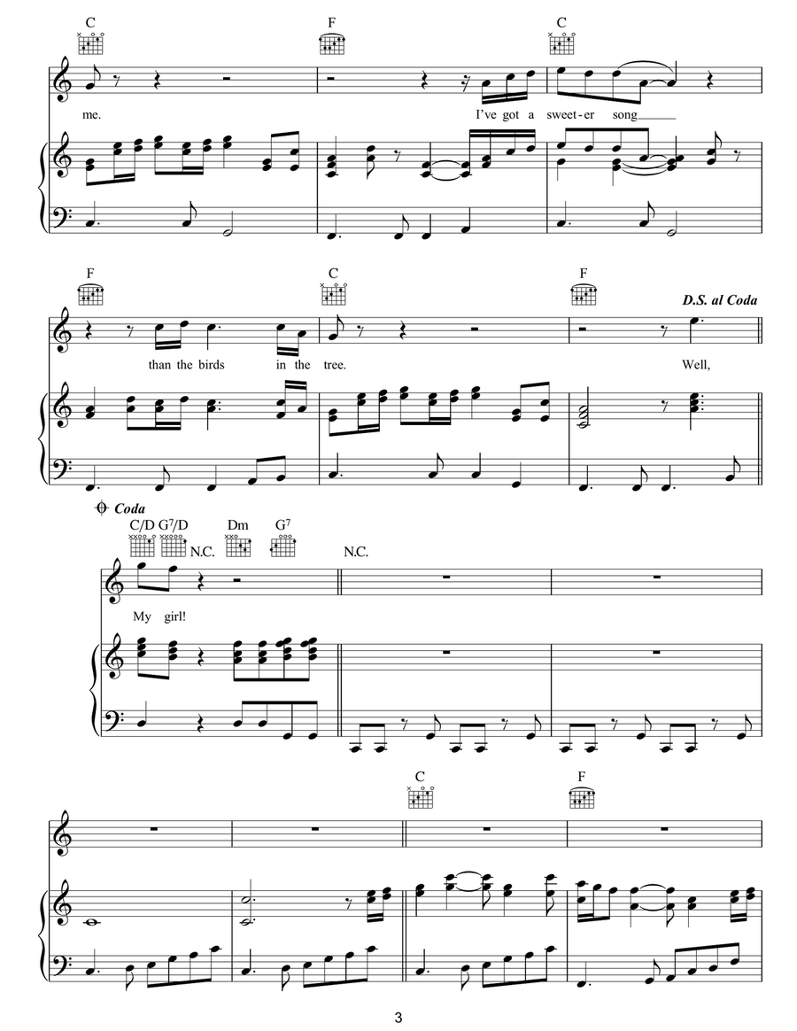 My Girl Guitar scores gallery preview page 3
